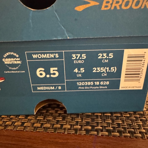 Brooks Women's Ghost Max Pink Running Shoes - Picture 9 of 9